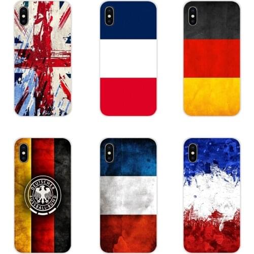 Accessories Phone Cases Covers For Xiaomi Mi4 Mi5 Mi5S Mi6 Mi A1 A2 A3 5X 6X 8 CC 9 T Lite SE Pro England UK France German Flag