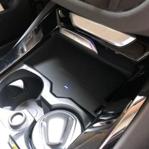 10W QI wireless charging phone charger fast charging plate accessories for BMW X3 X4 G01 G02 2018 2019 accessories for iPhone 8