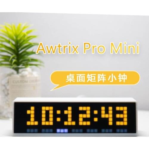 Awtrix Pro Mini Mini Light Panel Ws2812b Light Board 8*32 LED Awtrix Light Awtrix Lamp