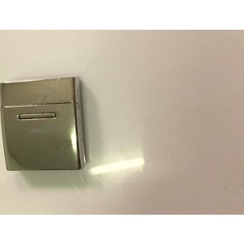 Free Ship 20pcs inner Hole size 22mmx4mm Curved Magnetic Clasps for Flat Leather bracelet - Antique Silver