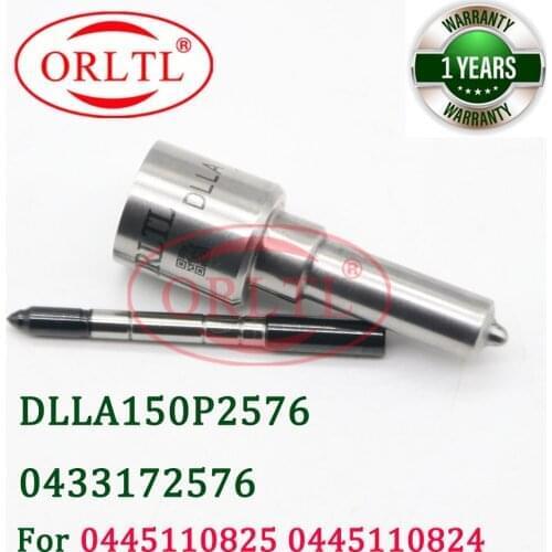 DLLA150P2576 0433172037 Diesel common rail injector nozzle DLLA 150 P 2576 genuine fuel injecor nozzle P2576 for 0445110825