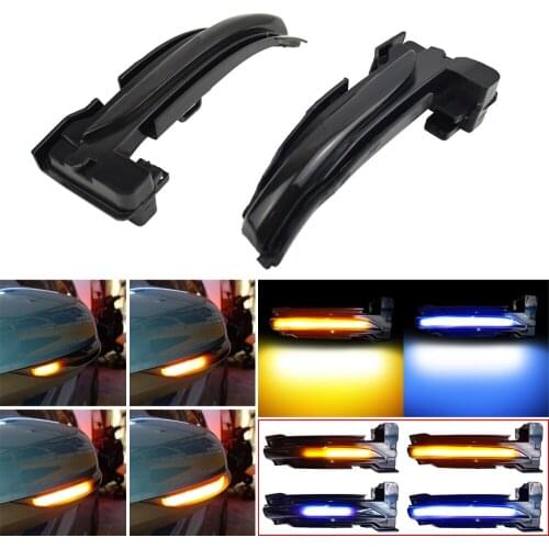 For Ford Focus Mk4 Ab Bj 2019-2020 Side Wing Rearview Mirror LED Dynamic Turn Signal Indicator Sequential Light Car Accessories