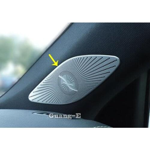 For Mercedes Benz A Class W177 A180 A200 A250 2019 2020 Car Front Stick A Column Audio Speaker Cover Window Windshield Side Trim