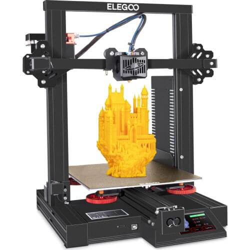 ELEGOO NEPTUNE 2S FDM 3D Printer with Dual Gear Metal Extruder and PEI Surface Magnetic Build Plate Impresora 3D 220x220x250mm