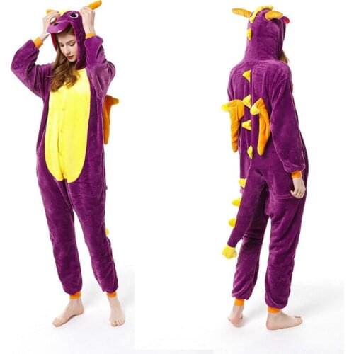 Dragon Unisex Adult One-Piece Pajamas Cosplay Cartoon Girls Boys Onesies Animal Sleepwear Pyjamas Christmas Halloween Costume