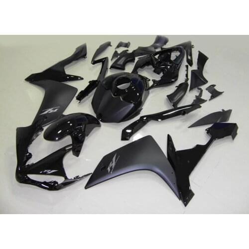 Injection mold Fairing kit for YAMAHA YZFR1 07 08 YZF R1 YZF1000 2007 2008 ABS Matte&gloss black Fairings set+gifts YK02
