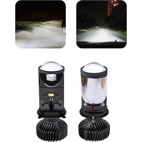 90W/Pair Mini Canbus lampada H4 LED RHD LHD Car Headlight Projector Lens Bulb Kit 20000LM Hi/Lo Beam Lamp fog lights Bulbs