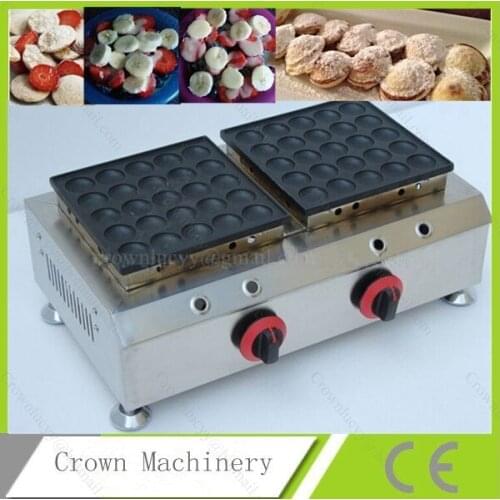 LPG Gas Waffle maker machine; gas poffertjes grill machine