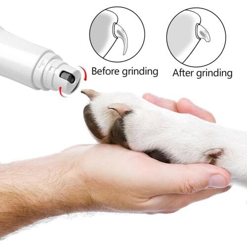 Dog Nail Grinder Pet Claws Clippers Painless Electric Paws Polisher Toe Trimmer for Pet Animals Cutter Grooming Trimmer