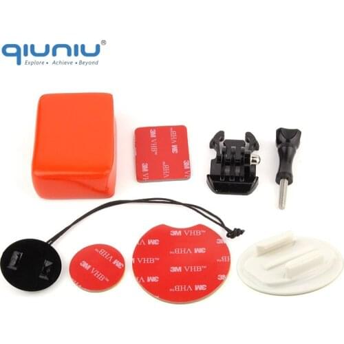 QIUNIU For GoPro Accessories Tethers Surf Kit Snowboarding Mount Adapter Set for GoPro Hero 2 3 3+ 4 5 6 for Xiaomi Yi for SJCAM