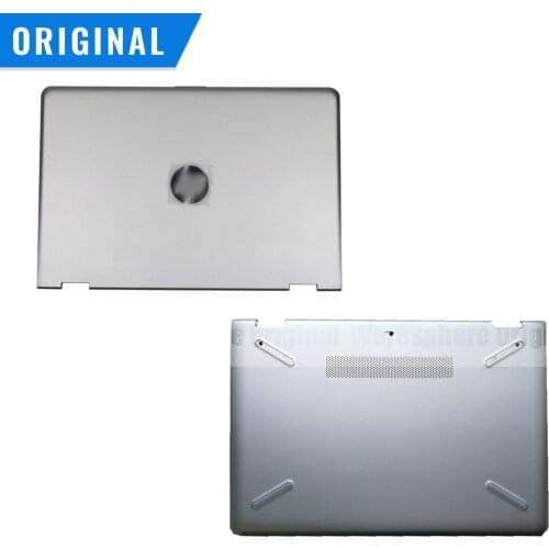 New Original LCD Rear Back Cover for HP Pavilion X360 14-BA Bottom Base Case 924269-001 924273-001 Silver