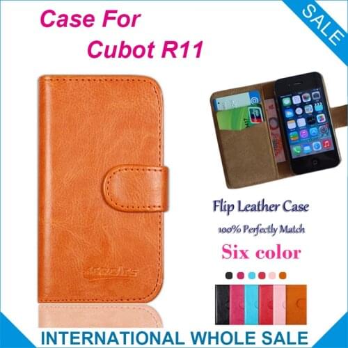 Original! Cubot R11 Case ,6 Colors High Quality Leather Exclusive Case For Cubot R11 Cover Phone Bag Tracking