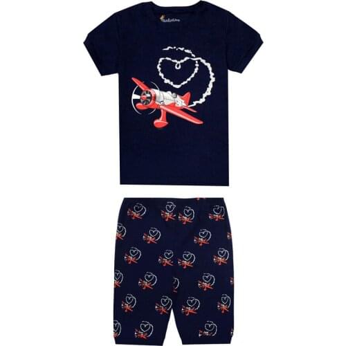 Baby Kids Pajamas Set Summer Children Clothing Suit Short sleeve Sleepwear Boys Cartoon Pyjamas Girls Nightwear Pijamas Infantil