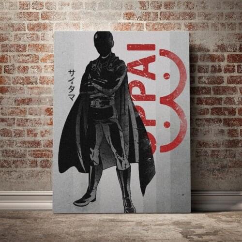 ONE PUNCH-MAN Saitama Poster Canvas Wall Art Decoration prints for living Kid Children room Home bedroom decor painting