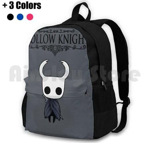 Hollow Knight-Gray Outdoor Hiking Backpack Riding Climbing Sports Bag Hollow Knight Indie Nintendo Switch Pc Gaming Video Game