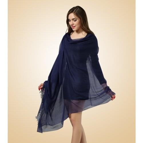 Top grade super thin 100%cashmere womens spring autumn fashion scarf shawl big pashmina solid color 100x230cm