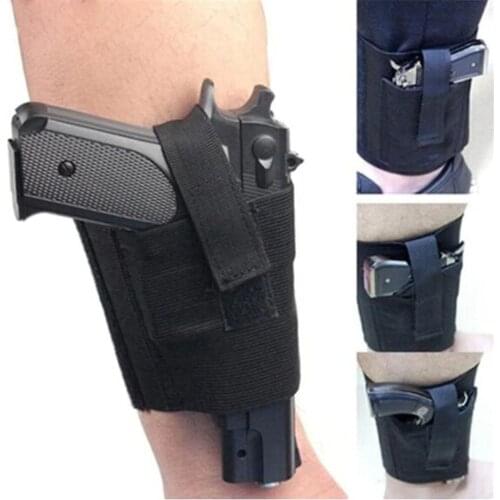 Tactical Gun Case Universal Concealed Ankle Gun Holster for Glock Revolver USP M92 1911 Desert Eagle Magnet Hunting Holster