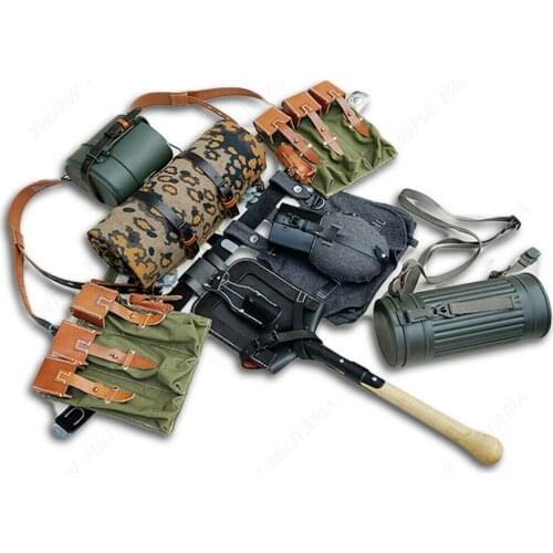 WWII WW2 German ARMY Soldier Hi-Q MP44 Canvas Field Gear Package Military Full Size Equipment Combination Collection