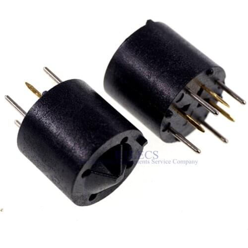 1 piece Burn In Socket 3 Position TO-18 Burn-in Socket 3 Pin Gold Plated TO-18 Diode Transistor Aging Test 2.54mm Pin Circle 612