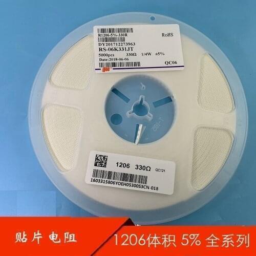 1206 5% 1/4W Chip resistor 56R 560K 1.3K 6.2R 180R 1.5R 20K 240R 24R 2.7M 2R 2.2R 270K 47K 6.2M