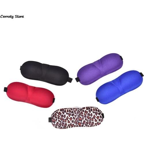 1PCS 3D Eye Mask Sponge Shade Nap Cover Blindfold Mask Eyeshade Sleep Masks For Sleeping Travel Drop Shipping