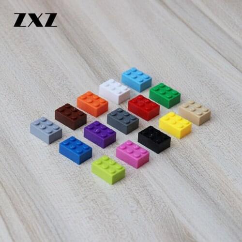 50pcs/lot Creative High Brick 2x3 DIY Enlighten Building Blocks MOC Replacement Bricks 3002 Kids Friends Compatible Small Blocks