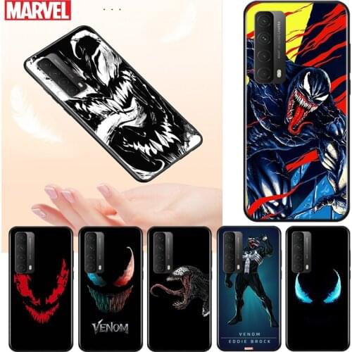 Marvel Venom Dark Hero For Huawei Y9S Y9A Y9 Y8P Y8S Y7P Y7A Y7 Y6S Y6 Y5P Y5 PRO Lite Prime 2020 2019 2018 Phone Case