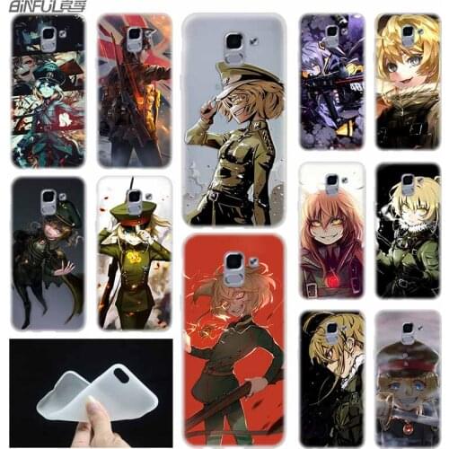 Saga of Tanya the Evil case Cover TPU Silicone Coque For Samsung Galaxy J6 J8 J3 J5 J7 J4 J2 J1 Plus 2018 2016 2017 EU Prime Ace