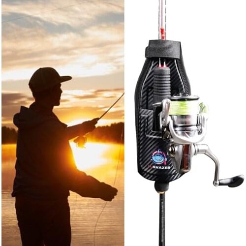 Fishing Rod Waist Belt Holder Portable Fishing Inserter Stick Support Stand Quick Fishing Rod Inserting Device Rack