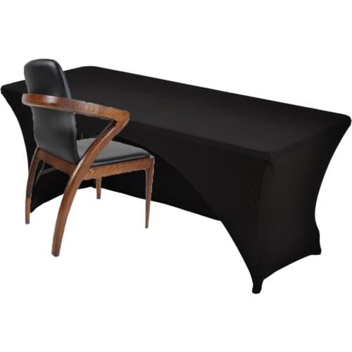 Stretch Tablecloth rectangular spandex Arch table cover for wedding party exhibition home accept custom logos