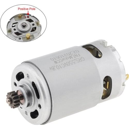 13Teeth Motor RS550 Electric Drill Motor DC 10.8-25V for Rechargeable Electric Saw Electric Screwdriver Home Appliance