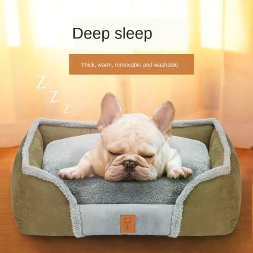 Hot sale autumn and winter warm and washable pet nest four seasons general dog bed Teddy dog house cat nest pet nest mat