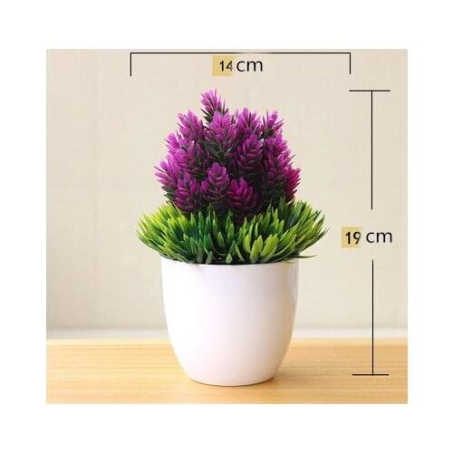 HAPPYNICELADY Artificial Potted Flowers