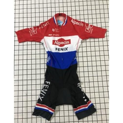 LASER CUT Skinsuit 2020 ALPECIN FENIX TEAM NL Bodysuit SHORT Cycling Jersey Bike Bicycle Clothing Maillot Ropa Ciclismo