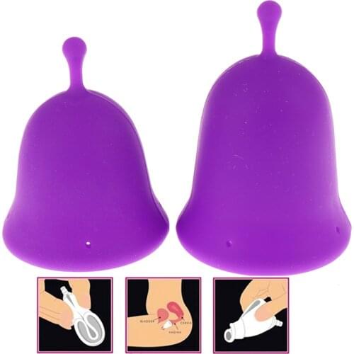 1PC Medical Grade Silicone Menstrual Cup Women Lady Menstrual Period Cup Coppetta Mestruale Coupe Feminine Hygiene Menstrual Cup