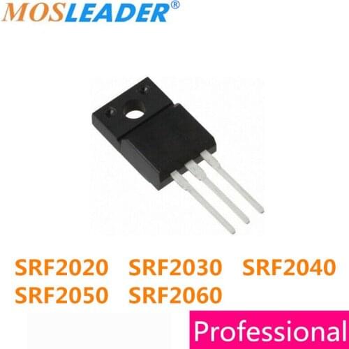 Mosleader 50pcs TO220F SRF2020 SRF2030 SRF2040 SRF2050 SRF2060 Schottky High quality