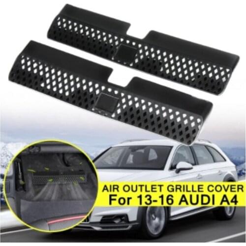 For AUDI A4 09-16 2 x Car Seat AC Heater Floor Air Duct Vent Outlet Grille Cover 29x7x2.2cm Direct?Fit no?Mod?Required P