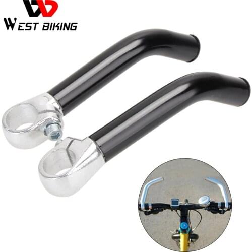 WEST BIKING Bicycle Rest Handlebar Extender Aluminum Alloy Anti-skid Bike Handlebar Protctive Claw Bar Ends Cycling Handle Ends