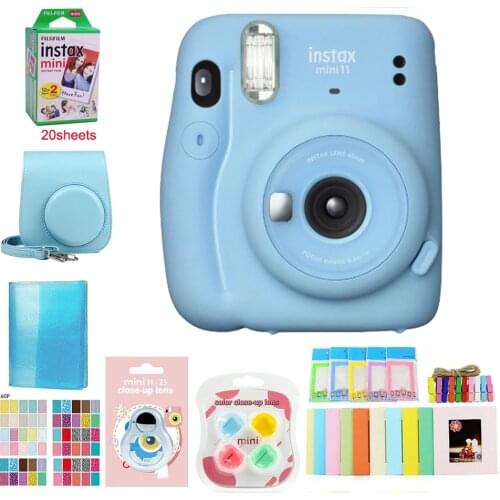 Original Fujifilm Fuji Instax Mini 9 Instant Film Photo Camera + 20 Sheets Fujifilm Instax Mini 8/9 Films
