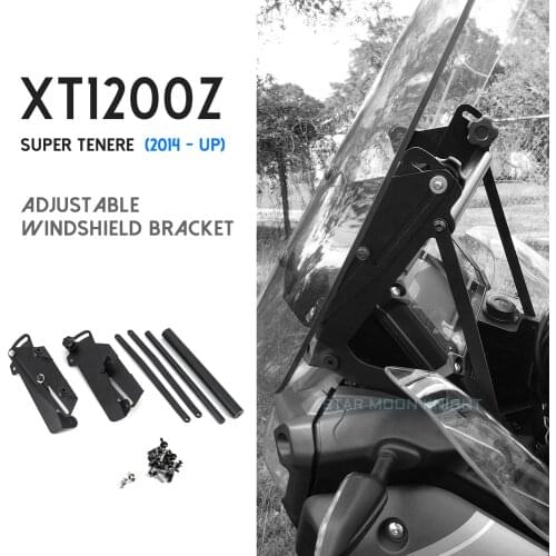 Fit For Yamaha Super Tenere XT1200Z XTZ1200 XTZ 1200 Z 2014 - Windscreen Adjusters Windshield Bracket Windshield Support kits