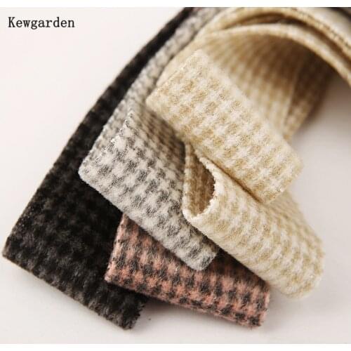 Kewgarden 1" 1.5" 38 25 15 10 mm 2 Colors Plaid Woolen Cloth Ribbon Handmade Tape DIY Bow tie Sewing Accessories Riband 10 Yards