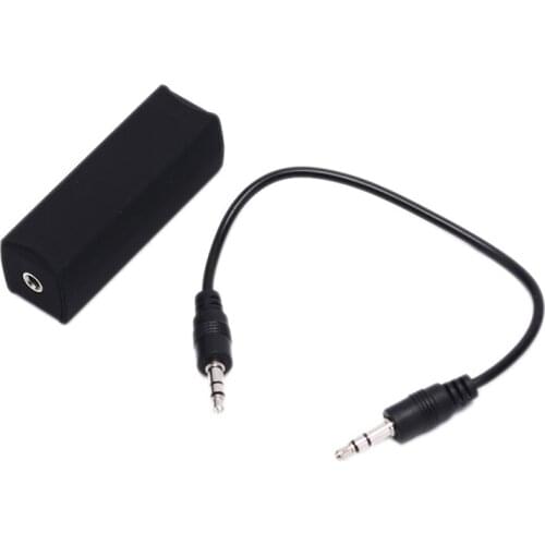 Ground Loop Noise Filter Isolator & 3.5mm Cable for Home Stereo Car Audio System Ground Loop Noise For Isolator R30