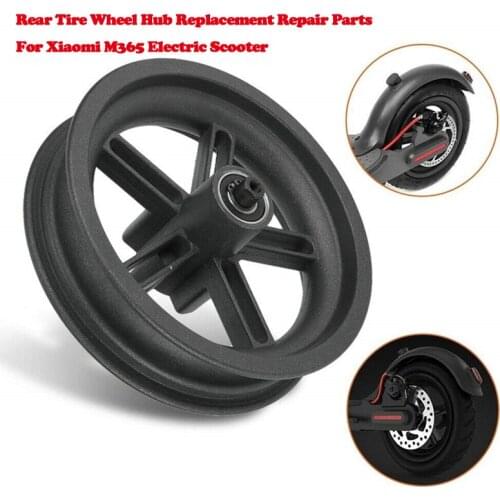 8.5 Inches Rear Wheel Hub for Xiaomi M365 Electric Scooter Tire Damping Aluminum Rear Wheel Hub Repair Xiaomi M365 Accessories