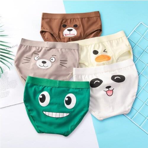 Boys Panties Cotton Underwear Shorts Kids Briefs Clothes Children Pants 4Pcs/lot
