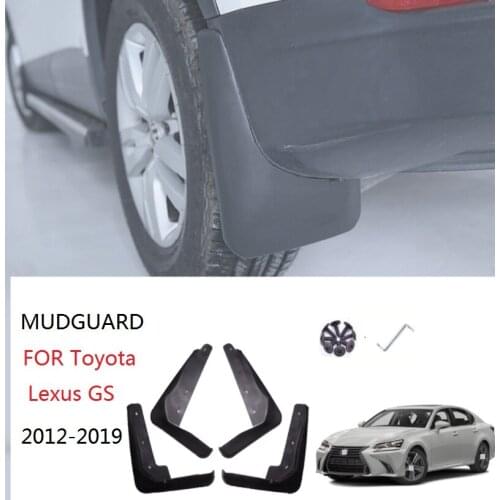 FOR Toyota Lexus GS 2012 2013 2014 2015 2016 2017 2018 2019 Fender Mud Flaps Guard Mudguard Splash Flap Car Accessories 4PCS