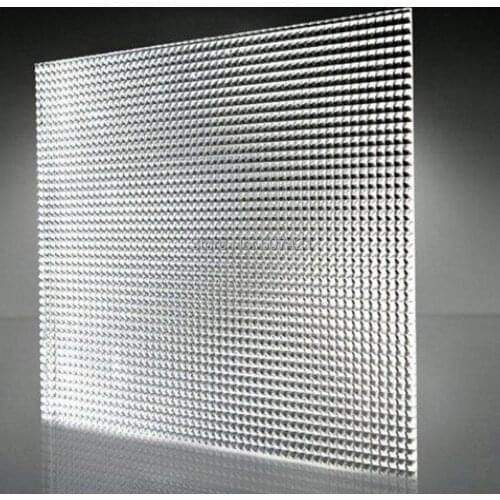 6mm Single Sided Acrylic Laser Engraving Light Guide Panel Sheets for Backlit Display Panel,Led Window Systems(30x30cm)