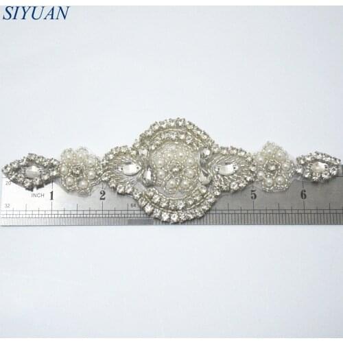 6pcs/lot Shiny AB Rhinestone Applique Crystal Button Flatback Wedding Dress & Headwear Accessories PJ24
