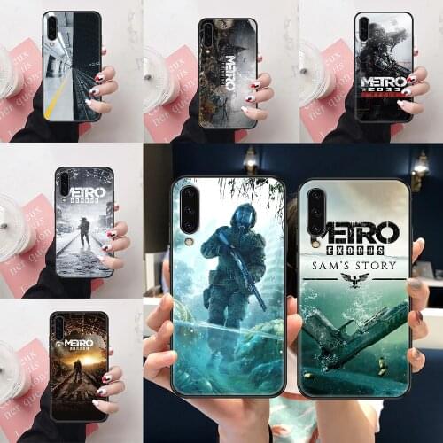 Metro 2033 Exodus Game Phone Case For Samsung Galaxy A 10 12 20E 21S 30 32 40 50 51 52 70 71 72 5 6 7 2016 2018 black silicone
