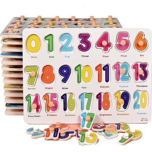 Wooden 3d Puzzles Jigsaw Alphabet Letters Animal Cartoon Vehicle Animals Cognition Montessori Educational Toys For Children Gift