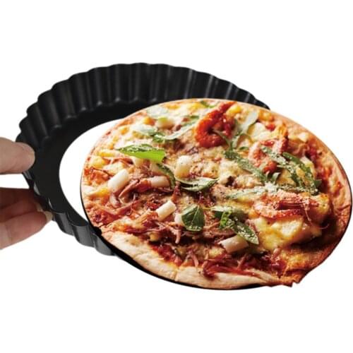 Live bottom chrysanthemum cake mold Cake mold baking tray pizza tray non-stick DIY baking pan round non-stick surface cake mold